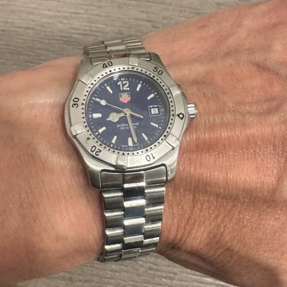 Tag Heuer Silver and Blue Women's Watch - Picture 8 of 14